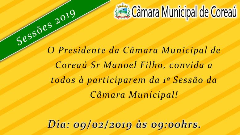 1ª Sessão 2019