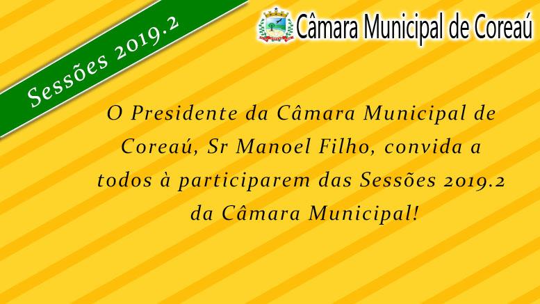 Calendário Sessão 2019.2