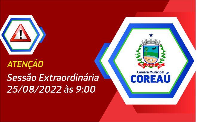 Sessão Extraordinária 25-08 as 9:00