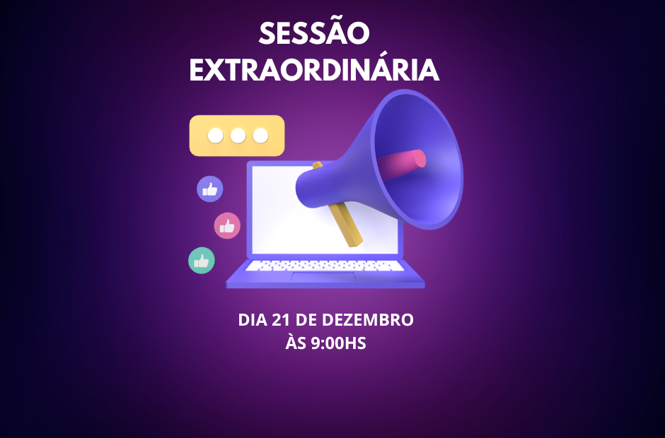 Sessão Extraordinária dia 21/12/2022