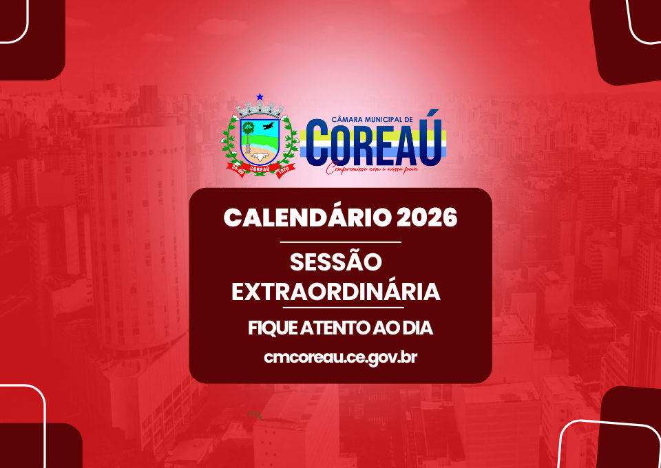 Convocação de Sessão Extraordinária